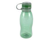 Unique Bargains Portable Travel 1200ML Clear Green Plastic Tea Water Cup Drinking Bottle