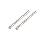 Unique Bargains 2x 3mm x 4mm Round Ball Tip Diamond Mounted Point Buffing Bits
