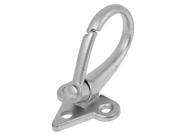 Unique Bargains Motorcycle Bike Silver Tone Metal Hanger Hook Shopping Bag Holder