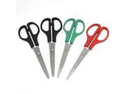 Plastic Coated Handle Stainless Steel Scissors Cutting Tool 16cm Long 4 Pcs