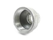 Unique Bargains Stainless Steel 304 Class 150 19mm x 39 mmFemale Thread Bell Reducing Coupling