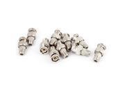 Unique Bargains 10pcs F Type Female Jack to BNC Male Plug Video RF Coaxial Straight Adapter