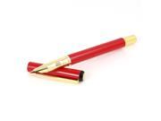 Unique Bargains Student Red Shell 0.2cm Dia Hooded Nib Writing Fountain Pen 13cm Long