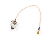 Unique Bargains SMB Female to BNC Female Adapter Connector RG316 Coaxial Cable 30cm Long