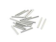 Unique Bargains 20pcs RC Airplane Toys Spare Parts Stainless Steel Round Bar 20x2.5mm