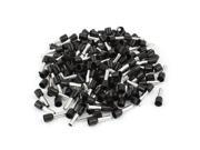 Unique Bargains 160pcs Black Insulated Tube Pin End Terminals for AWG10 Wire Cable