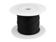 Unique Bargains Car Audio Black Braided Polyester Sleeving Cable Coil Black 100M x 5MM