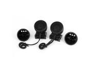 Unique Bargains Pair 150W 35mm Dia Black Plastic Housing Dome Tweeter Speaker 102dB for Auto