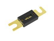 Unique Bargains Gold Tone Plated Sheet 200A Rated ANL Fuse for Auto Car