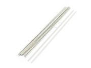 Unique Bargains 10pcs Silver Tone Stainless Steel 160 x 2mm Round Rod Shaft for RC Model