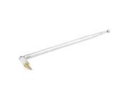 Replacement 38cm 15 4 Sections Telescopic Antenna Aerial for Radio TV