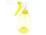 Unique Bargains Tear Drop Shape White Yellow Plastic Flowers Plants Water Sprayer 520ml