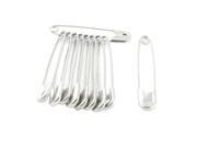 Unique Bargains 10 Pcs 1.8 Long 0.3 Width Safety Pins for Clothing Trimming Home