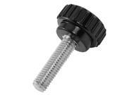 Unique Bargains M6x20mm Male Thread Black Knurled Thumbscrew Grip Knob Unique Bargains M6x20mm Male Thread Black Knurled Thumbscrew Grip Knob