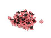 Unique Bargains Unique Bargains 50 Pcs Electronic Component 3 Ways Slide Type DIP Switches