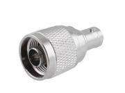 BNC Fmale Plug to N Type Male Straight Coaxial Adapter