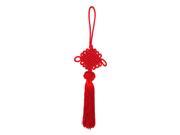 Unique Bargains Unique Bargains Home Bedroom Car Ornament Craft Braid Chinese Knot Hangling Red Olbfg