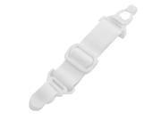Unique Bargains White Plastic Clips Adjustable Length Mattress Covers Sheet Grippers 4 Pcs