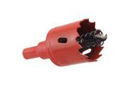 Unique Bargains Triangle Shank Red Drilling 32mm Diameter Hole Saw