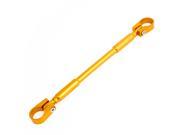 Unique Bargains Gold Tone Aluminium Engine Speed Handle Bar Reinforcement for Motorcycle