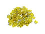 100 Pcs 20Amp 20A Yellow Body Two Prong Blade Plug in ATC Fuses