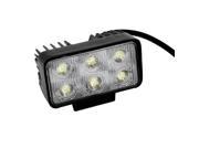 30 Degree White 6 LEDs Bulb Flood Working Light Lamp DC 12V 18W for Truck ATV