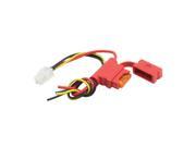 Unique Bargains 32V 5A Fuse 4 Wire Leads Van Automobile Truck Blade Fuse Holder Red