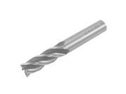 Unique Bargains Helical Groove HSS 4 Flutes Straight Shank End Mill Cutter 12mm x 12mm
