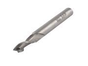 Unique Bargains Hardware Milling Cutter 5mm x 6mm 2 Flutes HSS End Mill Cutting Tool