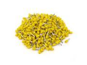 500Pcs E1508 16AWG Insulated Ferrule Cord Crimp End Terminal Connector Yellow