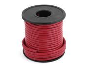 Unique Bargains Automotive Wire 2mm Cable Red Electrical 10 Metre Single Core Roll Battery 12V