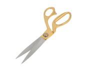 Gold Tone Metal Grip Tailor Stainless Steel Blade Scissors Shears