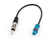 Unique Bargains Auto Male Plug Audio Amplifier Antenna Adapter Cable Cord 5.9 Long for VW