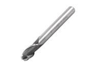 Unique Bargains Radius 7mm 2 Flute Helical Groove 120mm Length HSS Cutter Ball Nose End Mill