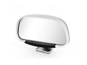 Unique Bargains Vehicle Car Adjustable Wide Angle Arch Shaped Blind Spot Mirror Silver Gray