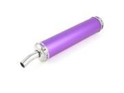 Autobicycle Stainless Steel Exhaust Tip Rear Pipe Muffler Purple 22mm Inlet Dia