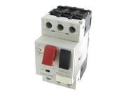 1 1.6A Three Poles Motor Protection Circuit Breaker MPCB DIN Rail Mount