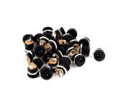 Unique Bargains 30pcs 5.5mm x 2.1mm DC Power Supply Jack Socket Connector Black