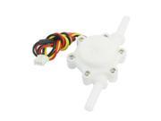 Straight 6mm Ports Outer Dia Hall Water Flow Sensor 0.25 3.5L min 0.8Mpa