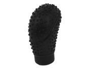 Unique Bargains Silicone Soft Dotted Style Nonslip Surface Shift Knob Cover Black