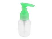 Unique Bargains 50ML Green Clear Plastic Make Up Empty Hand Press Bottle Container