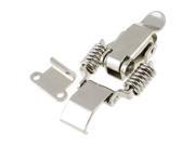 Unique Bargains 2.2 Compression Spring Loaded Silver Tone Iron Toggle Latch Catches