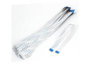 Unique Bargains 100pcs 250mm 0.5mm Pitch 24 Pin Forward Direction Ribbon Cable FPC FFC Wire Cord