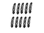 Unique Bargains 5 Pairs Black Metal DIY Hairstyle Hair Clips Hairclips for Women