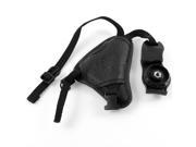 Black SLR Camera Digital Camcorder Leather Hand Strap w Multi Release Plate