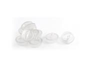 32mm Diameter Clear Rubber Water Sink Strainer Plug Disposal Stopper 10 Pcs