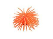 3.3 Height Aquariums Aquascaping Artificial Tentacle Coral Ornament Orange