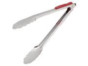 Buffet Bakery Silver Tone Stainless Steel Serving Tong 11.8