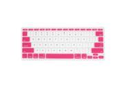 Unique Bargains Soft Silicone Keyboard Film Skin Guard Protector Pink for Apple MacBook Pro 11