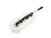Unique Bargains Home Car Wash Cleaning Brush Dusting Tool Microfiber Duster White 74cm Long